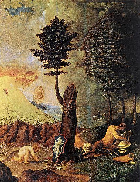 Allegory, Lorenzo Lotto